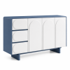 Tủ Trang Trí Cánh Sơn Phối Màu Xanh Trắng ZM-94006 - 1500x400x880mm - ZM-94006.1