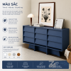 Tủ Trang Trí Màu Xanh Mặt Ngăn Kéo Vát Nghiêng ZM-94003 - ảnh chi tiết 4
