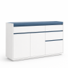 Tủ Trang Trí Phòng Khách Màu Trắng Phối Xanh ZM-94008 - 1500x400x900mm - ZM-94008.2
