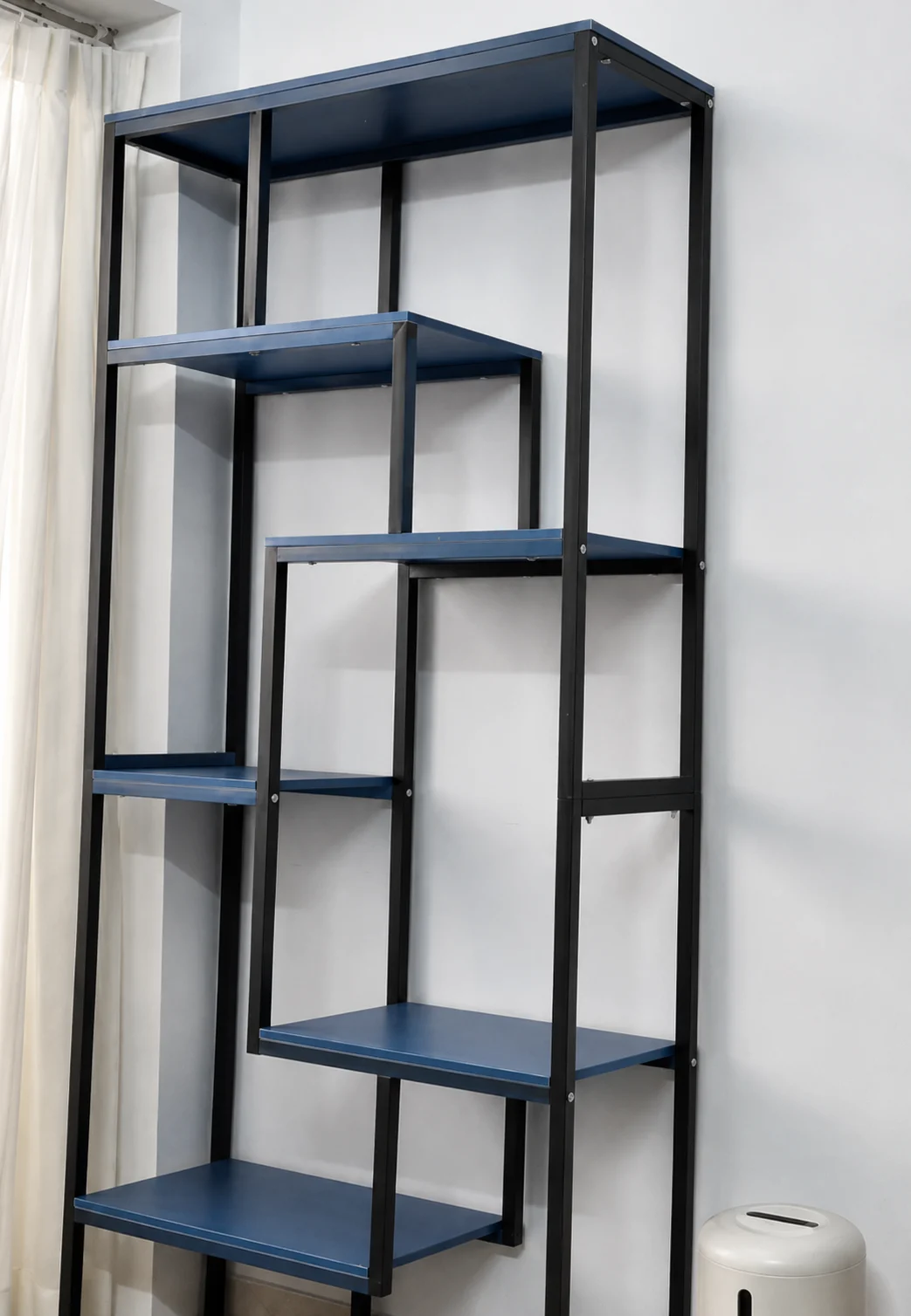 Kệ Trang Trí Gỗ MDF Kết Hợp Khung Sắt Có Tủ Ngăn Kéo ZM-94012