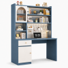 Bàn học liền kệ màu xanh cánh trắng hiện đại ZM-70050 - 1400x600x2000mm - ZM-70050.2