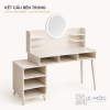 Bàn Trang Điểm Kèm Kệ Đơn Giản Gương Tròn ZM-12001 - ảnh chi tiết 5
