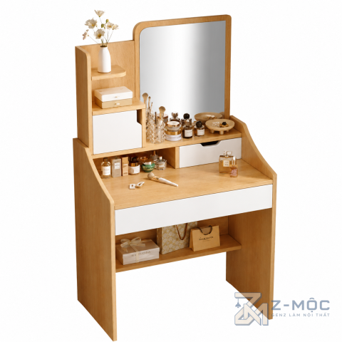 Bàn Trang Điểm Xanh Phối Trắng Hiện Đại ZM-12004 - ảnh chi tiết 1