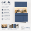 Chất liệu bề mặt dễ vệ sinh, phù hợp sử dụng hằng ngày