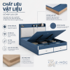 Chất liệu bền đẹp cùng hệ thống nâng thủy lực tiện lợi