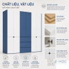 Chất liệu gỗ công nghiệp phù hợp nội thất phòng ngủ