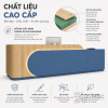 Chất liệu gỗ MDF chống ẩm phủ Melamine