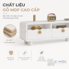 Chất liệu gỗ MDF phủ Melamine