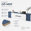 Chất liệu gỗ MDF phủ Melamine bền đẹp
