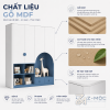 Chất liệu MDF bền đẹp theo thời gian