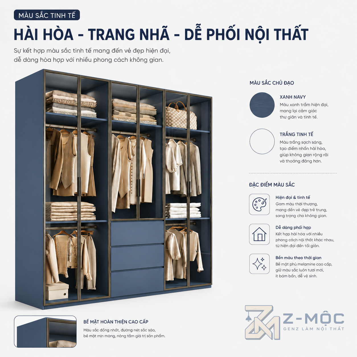 Dễ kết hợp với nhiều phong cách nội thất