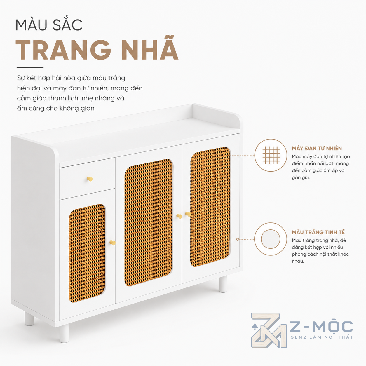 Dễ phối với nhiều phong cách nội thất