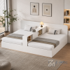 Giường Ngủ Đôi Cho 2 Bé Có Kệ Ngăn Giữa ZM-11033 - ảnh chi tiết 5