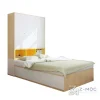 Giường Ngủ Liền Tủ Để Đồ Màu Xanh Trắng ZM-11030 - ảnh chi tiết 8