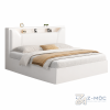 Giường Ngủ Xanh Có Đệm Đầu Giường Liền Kệ Để Đồ ZM-11032 - ảnh chi tiết 1