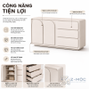 Hai khoang cánh kết hợp ba ngăn kéo tiện dụng