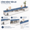 Hệ tủ lưu trữ giúp phòng khách gọn hơn
