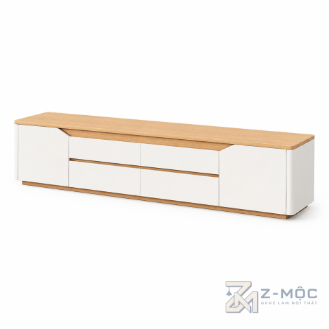 Kệ Tivi Dáng Thấp Gỗ Công Nghiệp Thiết Kế Độc Đáo ZM-90004 - ảnh chi tiết 1