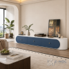 Kệ Tivi Màu Xanh Dương Phối Trắng Bo Cong Hiện Đại ZM-90006 - ảnh chi tiết 7