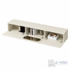 Kệ Tivi Trắng Cánh Kính Sọc Chân Bi ZM-90011 - ảnh chi tiết 5