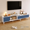 Kệ Tivi Trắng Phối Xanh Dương Hiện Đại ZM-90001 - ảnh chi tiết 6