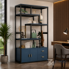 Kệ Trang Trí Gỗ MDF Kết Hợp Khung Sắt Có Tủ Ngăn Kéo ZM-94012 - ảnh chi tiết 6