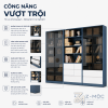 Kết hợp trưng bày và lưu trữ tiện dụng