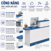 Mặt quầy rộng, thuận tiện khi làm việc