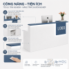 Mặt quầy rộng, thuận tiện làm việc