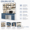 Nhiều khoang lưu trữ, đáp ứng cả học tập và làm việc