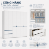 Nhiều khoang lưu trữ, thuận tiện sắp xếp đồ dùng