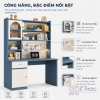 Nhiều khu vực để sách và đồ dùng