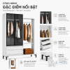 Nhiều khu vực treo và lưu trữ quần áo