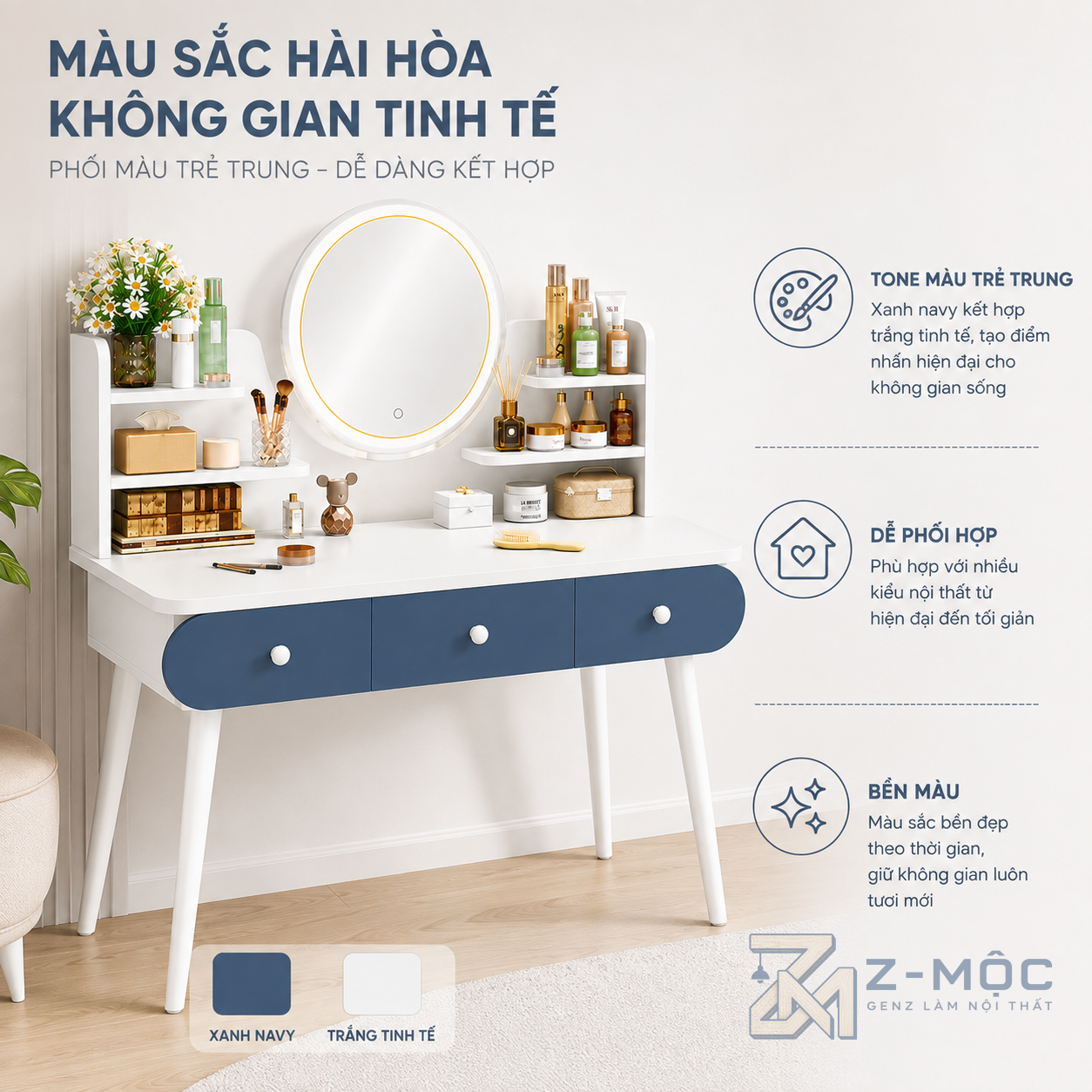 Phù Hợp Với Nhiều Kiểu Phòng Ngủ