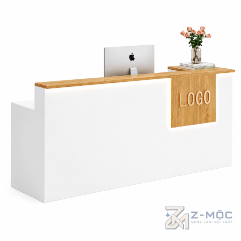 Quầy Lễ Tân Văn Phòng Thiết Kế Tối giản ZM-30007 - ảnh chi tiết 1