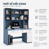Thiết kế cân đối tạo điểm nhấn cho góc học tập