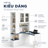 Thiết kế chữ L hiện đại, tận dụng góc phòng