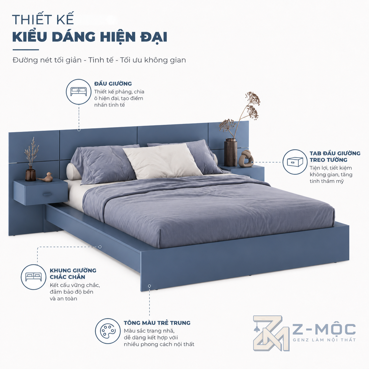 Thiết kế hiện đại mang đến vẻ đẹp tinh tế