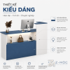 Thiết kế hiện đại, phối màu xanh trắng nổi bật