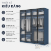 Thiết kế hiện đại với điểm nhấn kính sọc
