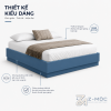 Thiết kế không đầu giường giúp không gian thông thoáng hơn