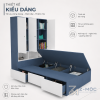 Thiết kế xanh trắng gọn gàng, dễ phối nội thất