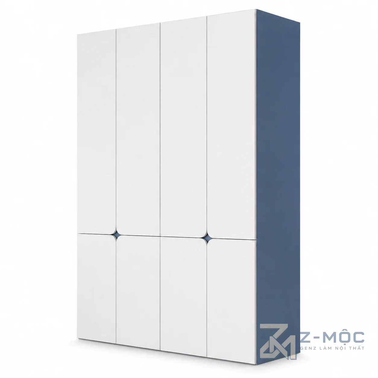 Tủ Quần Áo 5 Cánh Hiện Đại Màu Trắng ZM-10024 - 1600x600x2000mm - ZM-10024.2