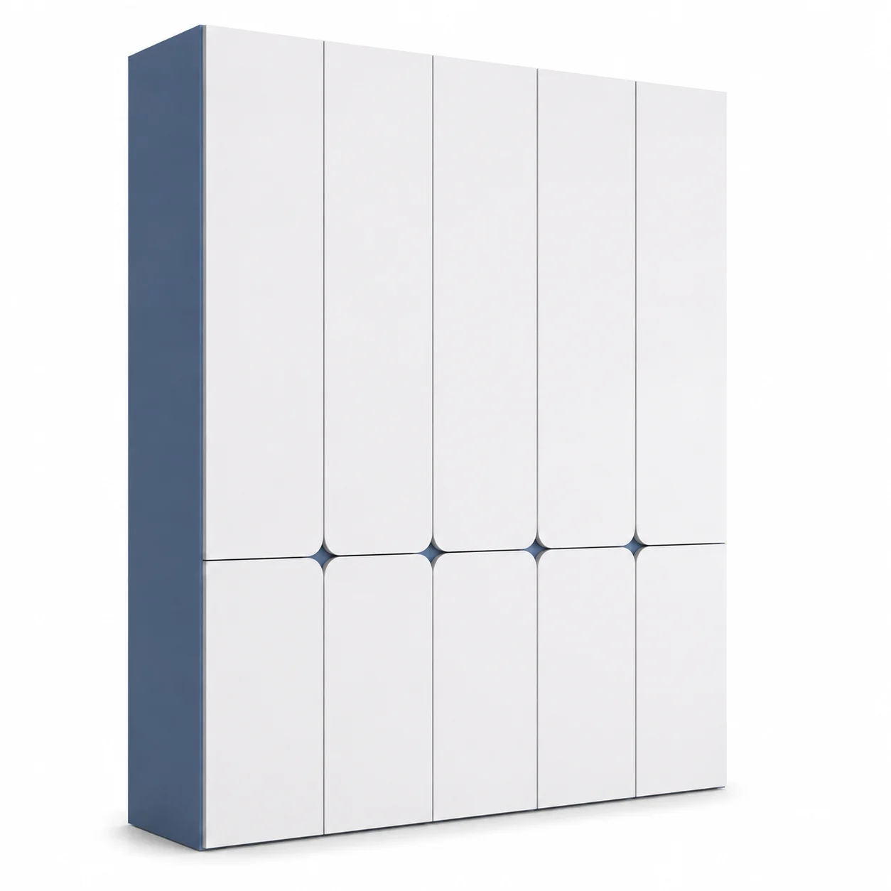 Tủ Quần Áo 5 Cánh Hiện Đại Màu Trắng ZM-10024 - 2000x600x2000mm - ZM-10024.3