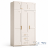 Tủ quần áo cánh vòm màu trắng thanh lịch ZM-10033 - 1200x600x2400mm - ZM-10033.3