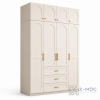 Tủ quần áo cánh vòm màu trắng thanh lịch ZM-10033 - 1600x600x2400mm - ZM-10033.4
