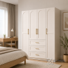 Tủ quần áo cánh vòm màu trắng thanh lịch ZM-10033 - ảnh chi tiết 6