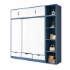 Tủ Quần Áo Cửa Lùa Kết Hợp Kệ Trang Trí Độc Đáo ZM-10022 - 2000x600x2200mm - ZM-10022.4