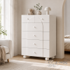 Tủ Trang Trí 6 Ngăn Kéo Màu Trắng Chân Bi ZM-94022 - ảnh chi tiết 6