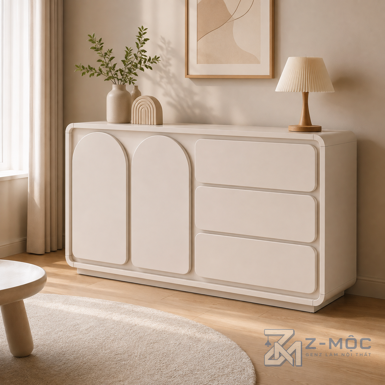 Tủ Trang Trí Để Phòng Khách Độc Đáo Hiện Đại ZM-94019 - ảnh chi tiết 6